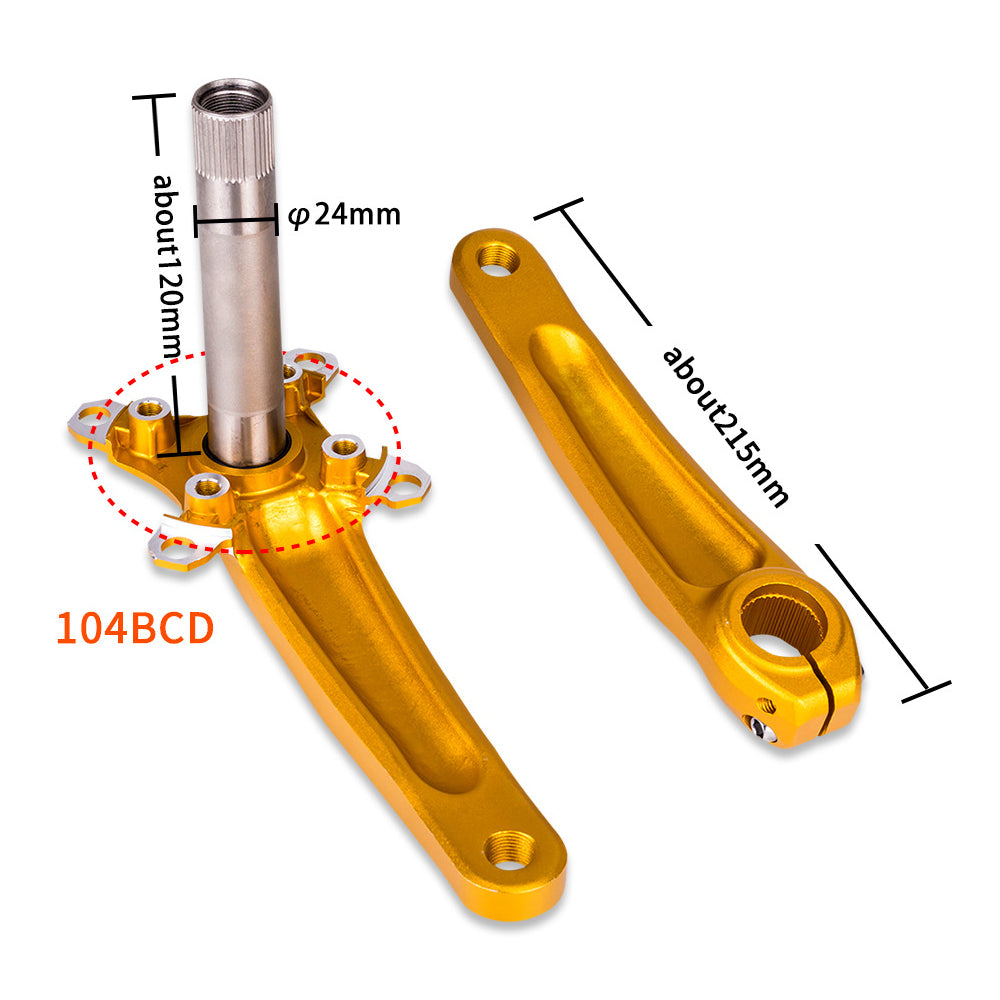 ZTTO ZT-01 Bike Cranksets Bicycle Crank Arm Set with Bottom Bracket Kit and Chainring Bolts Cycling Parts ZTTO ZT-01 Bike Cranksets Bicycle Crank Arm Set with Bottom Bracket Kit and Chainring Bolts Cycling Parts